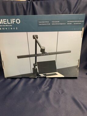 MELIFO LED Desk Lamp in Black